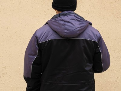 棉衣 灰黑色棉服
